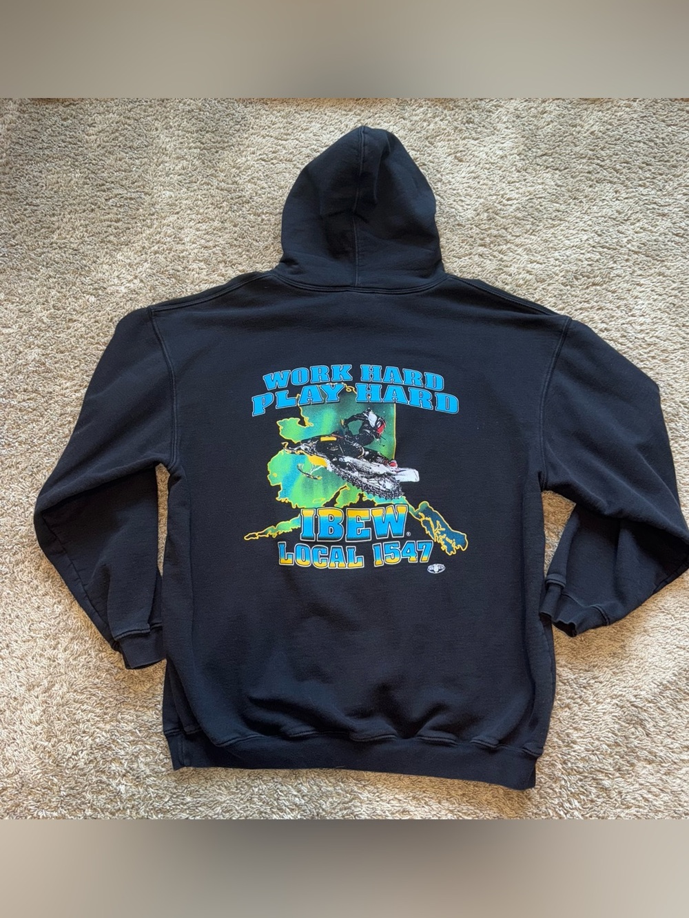 NWOT ALASKA IBEW LOCAL 1547 Hoodie